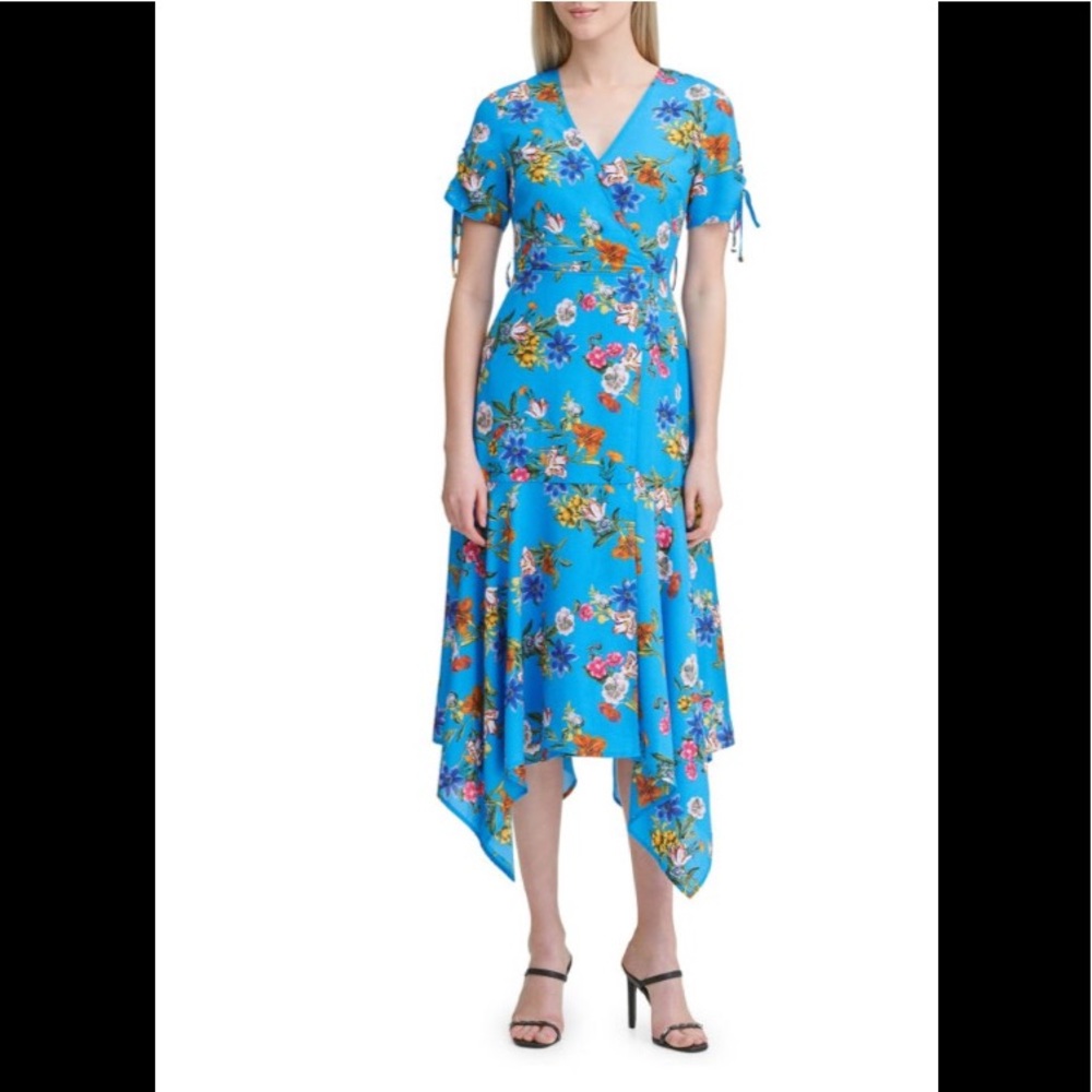 NWT Calvin Klein A Symmetrical midi Dress Size 12
